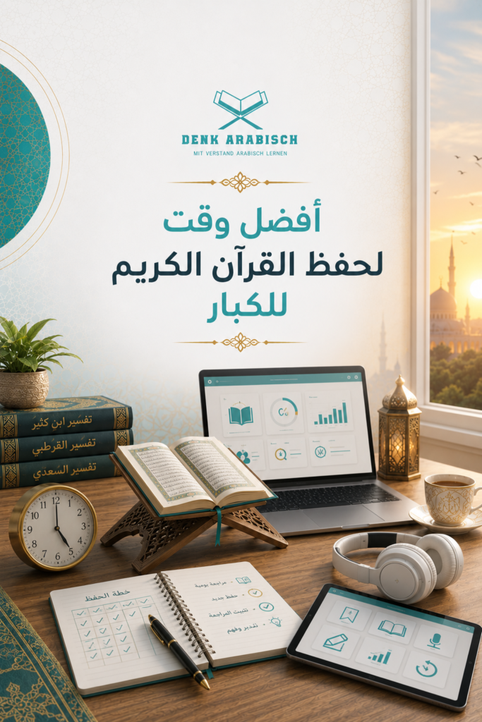 أفضل وقت لحفظ القرآن الكريم للكبار