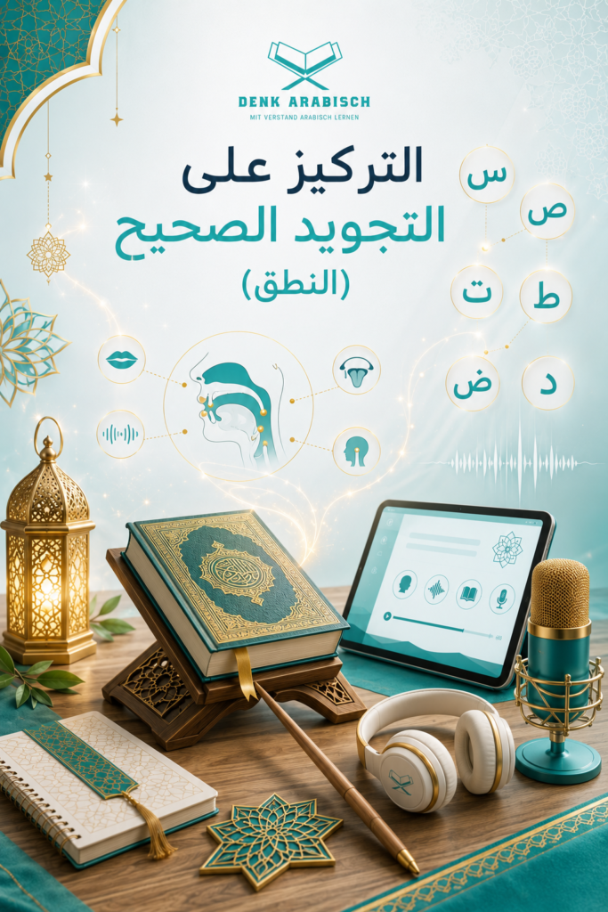 التركيز على التجويد الصحيح النطق