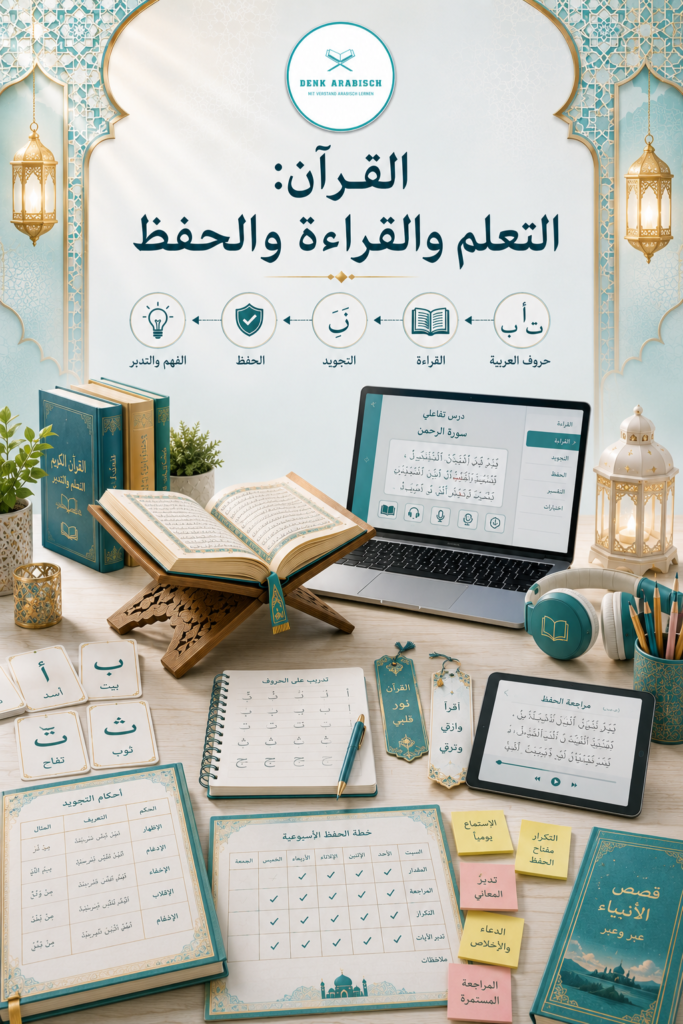 القرآن التعلم والقراءة والحفظ