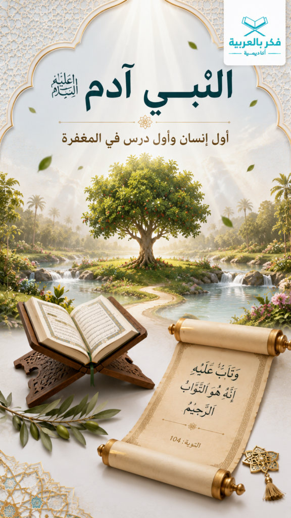 النبي آدم عليه السلام – أول إنسان وأول درس في المغفرة
