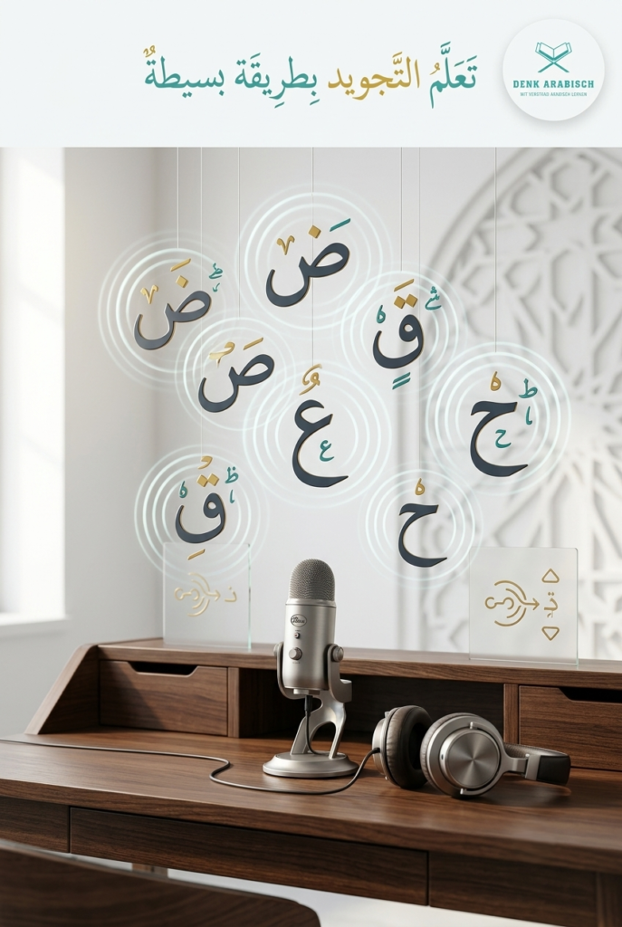 طرق ممتعة لتعلّم العربية من أجل القرآن – دليل شامل لتعلّم تفاعلي وفعّال 3 تعلّم التجويد بطريقة بسيطة2