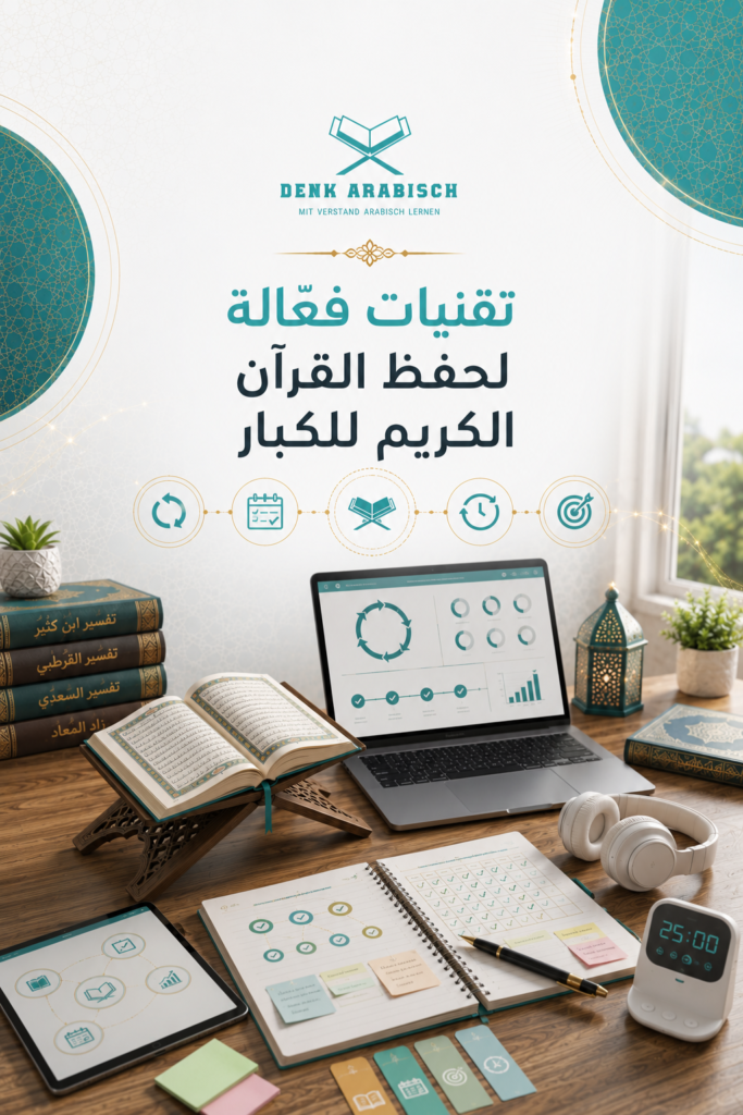 تقنيات فعّالة لحفظ القرآن الكريم للكبار