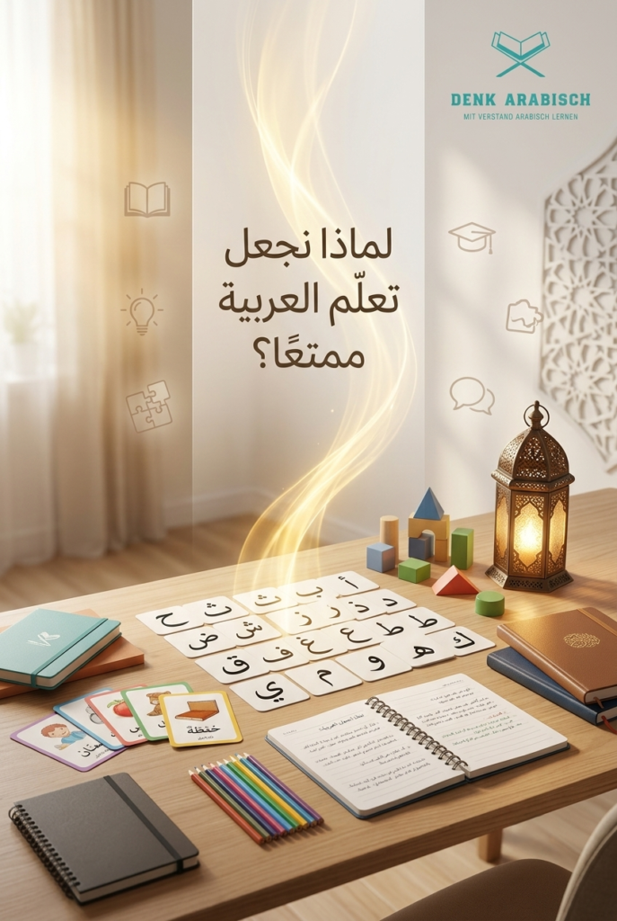 طرق ممتعة لتعلّم العربية من أجل القرآن – دليل شامل لتعلّم تفاعلي وفعّال 1 لماذا نجعل تعلّم العربية ممتعًا؟