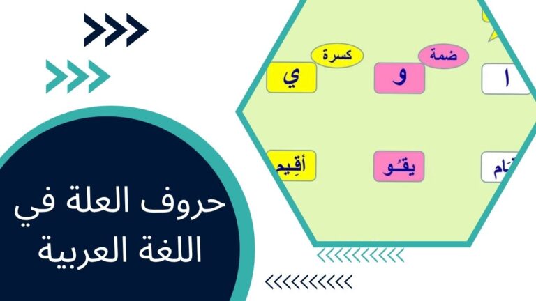 حروف العلة في اللغة العربية – دليل لغوي للحركات والمد