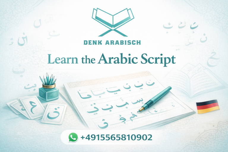 Learning Arabic script: A clear guide for German learners in Germany