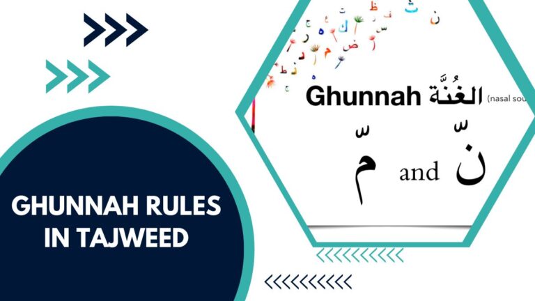 Ghunnah Rules In Tajweed – A Complete Guide With Examples