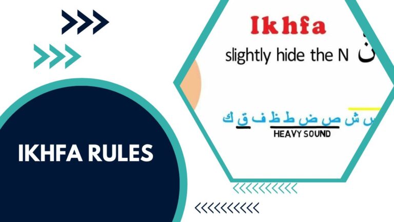 Ikhfa Rules With Examples