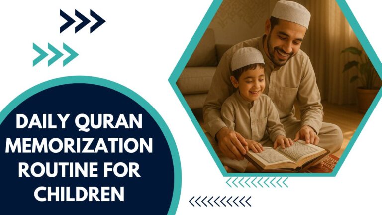 Daily Quran Memorization Routine For Children – A Complete Guide For Parents