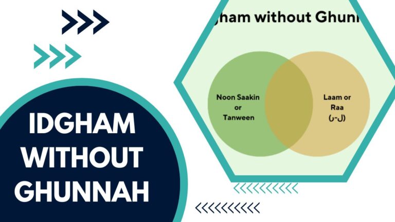 Idgham Without Ghunnah – Your Guide In Tajweed
