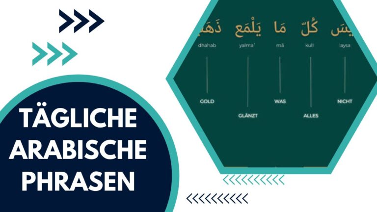 Tägliche Arabische Phrasen