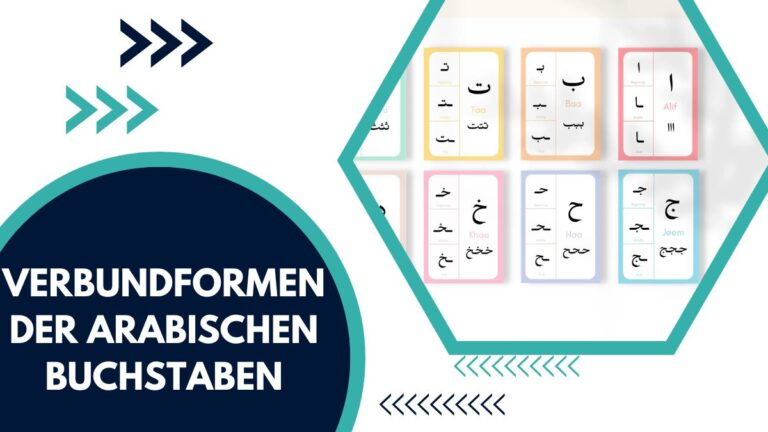 Verbundformen Der Arabischen Buchstaben – Der Vollständige Leitfaden Für Anfänger