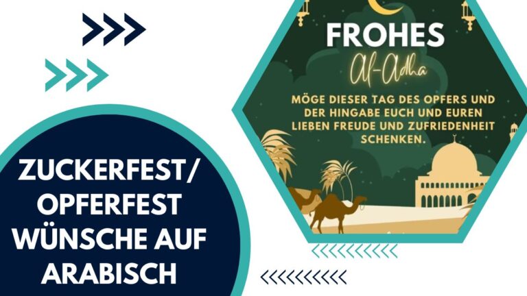 Zuckerfest / Opferfest Wünsche Auf Arabisch – Der Komplette Leitfaden