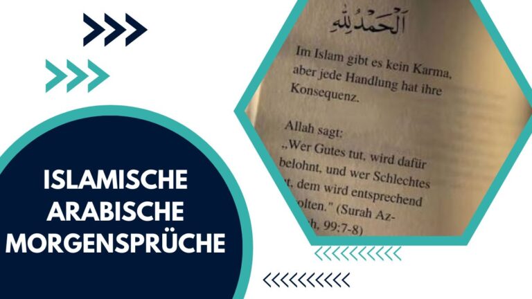 Islamische Arabische Morgensprüche